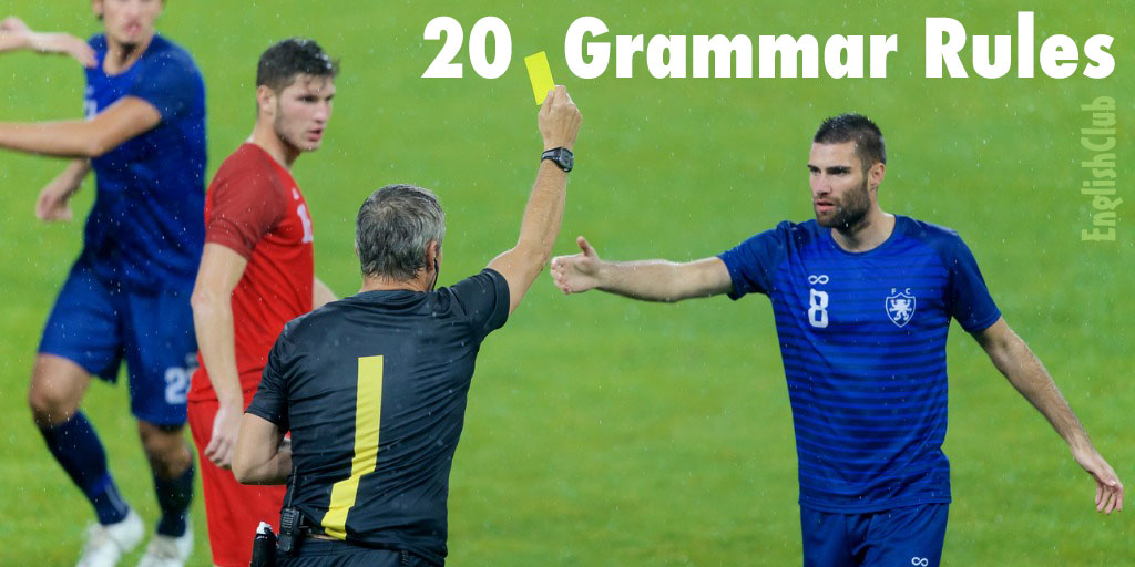 rules of the game - football or grammar