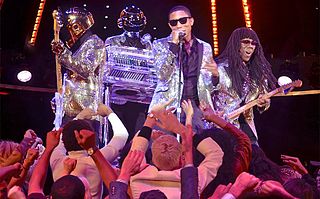 Daft Punk with Nile Rodgers and Pharrell Williams