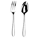 dessert fork and spoon
