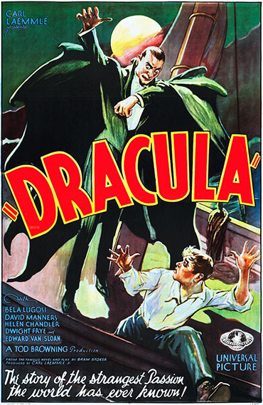 Movie poster for Dracula, 1931
