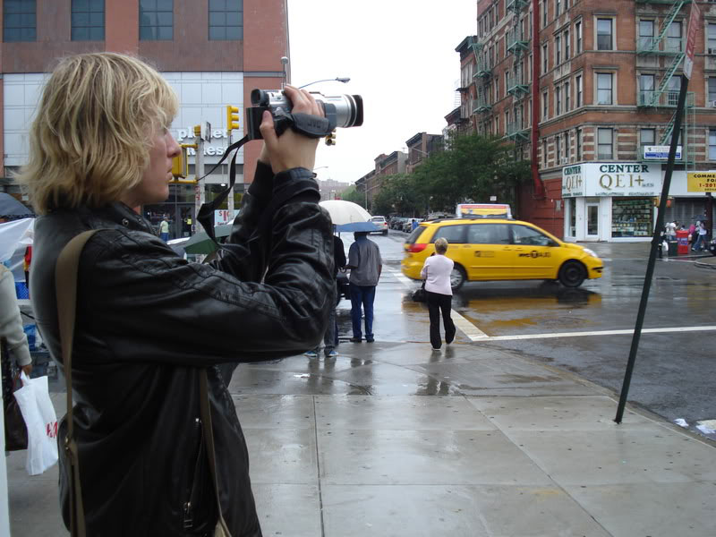 filming in Harlem