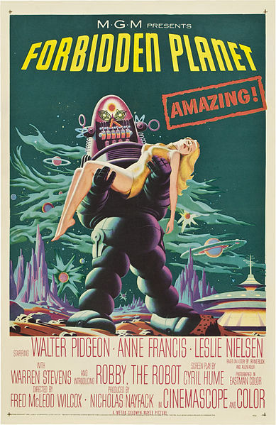Movie poster for Forbidden Planet