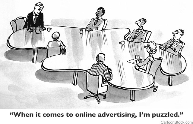 Cartoon: online advertising