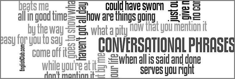 conversational phrases