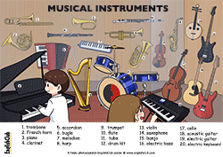 Musical Instruments vocabulary