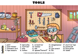 Tools vocabulary