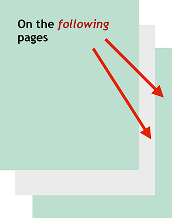 following pages