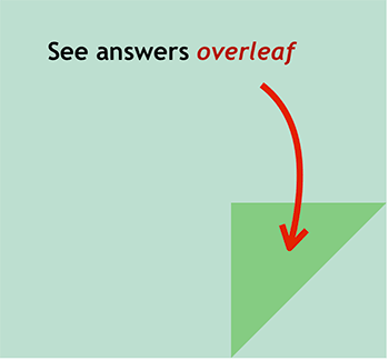 answers overleaf